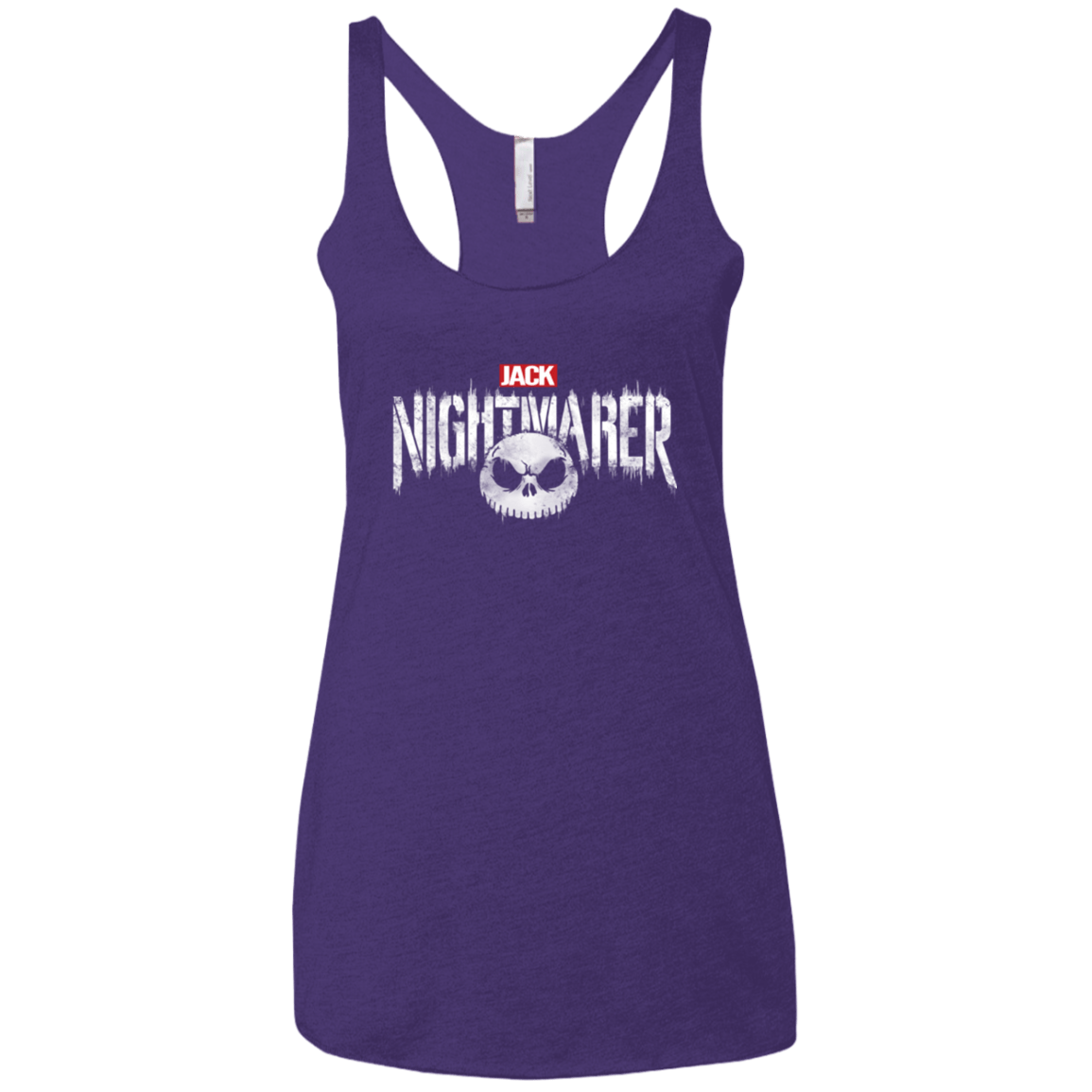 T-Shirts Purple Rush / X-Small The Nightmarer Women's Triblend Racerback Tank