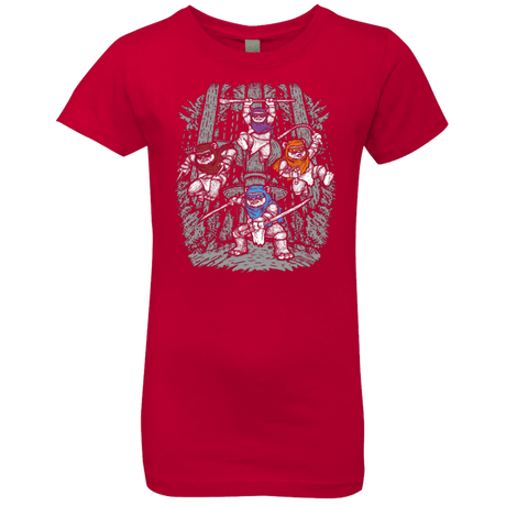 T-Shirts Red / YXS The Ninja Savages Girls Premium T-Shirt