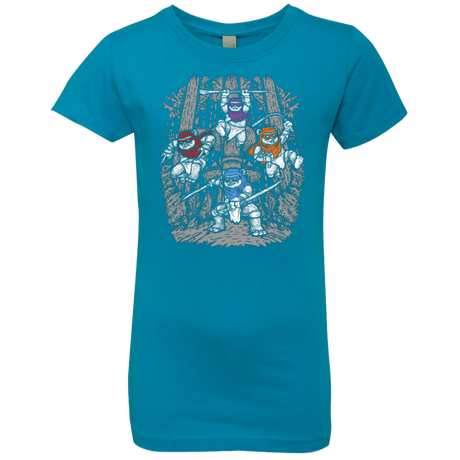 T-Shirts Turquoise / YXS The Ninja Savages Girls Premium T-Shirt