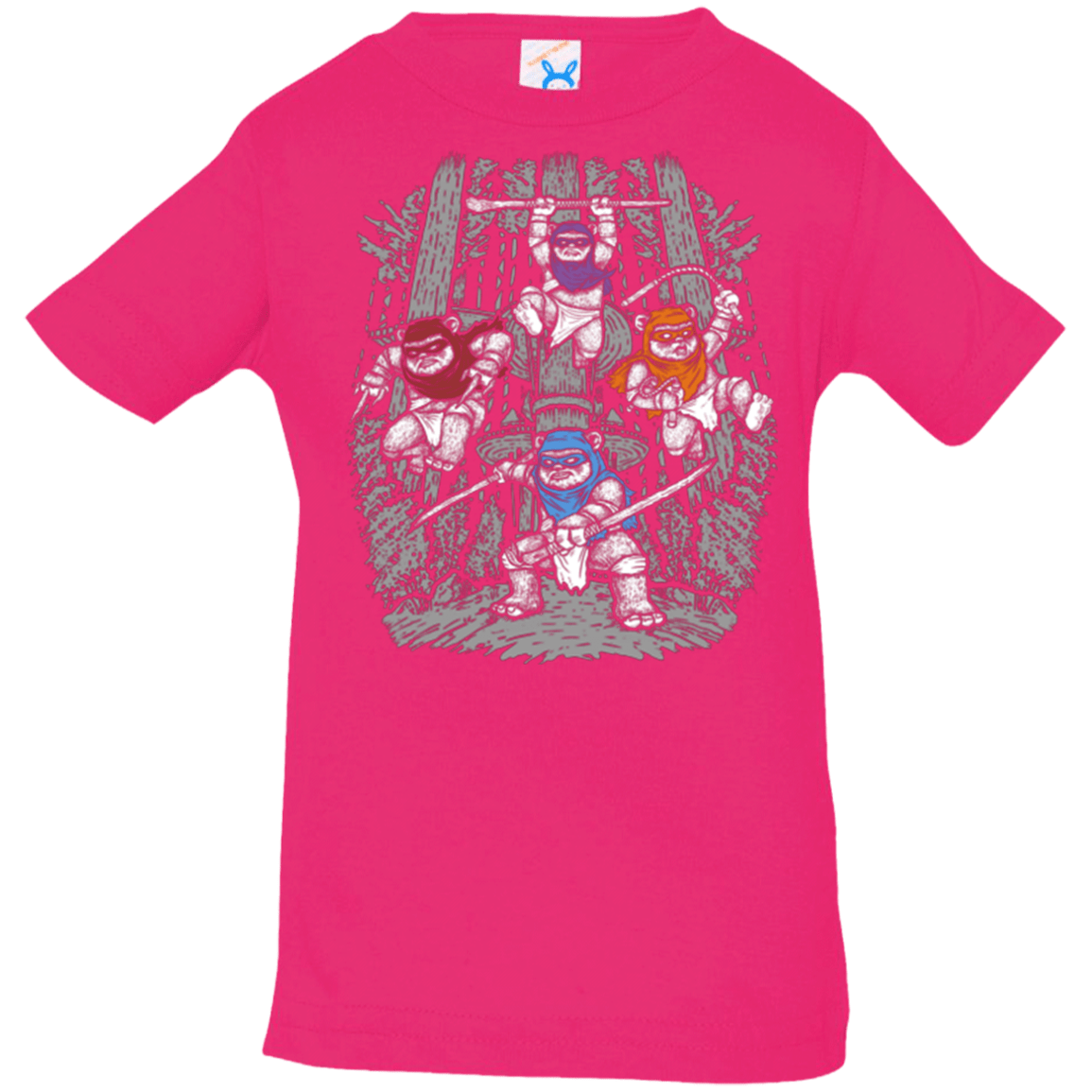 T-Shirts Hot Pink / 6 Months The Ninja Savages Infant Premium T-Shirt