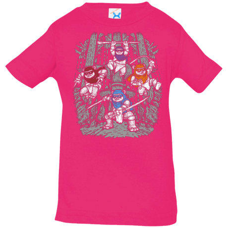 T-Shirts Hot Pink / 6 Months The Ninja Savages Infant Premium T-Shirt