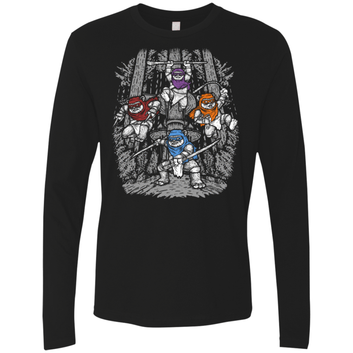 T-Shirts Black / Small The Ninja Savages Men's Premium Long Sleeve