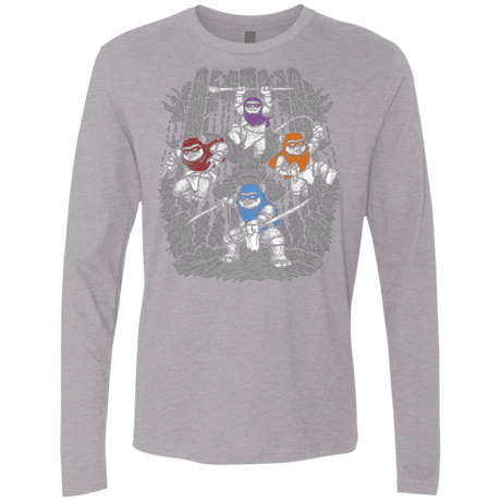 T-Shirts Heather Grey / Small The Ninja Savages Men's Premium Long Sleeve