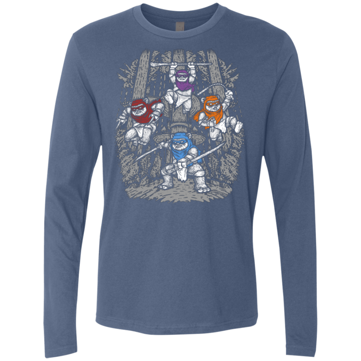 T-Shirts Indigo / Small The Ninja Savages Men's Premium Long Sleeve