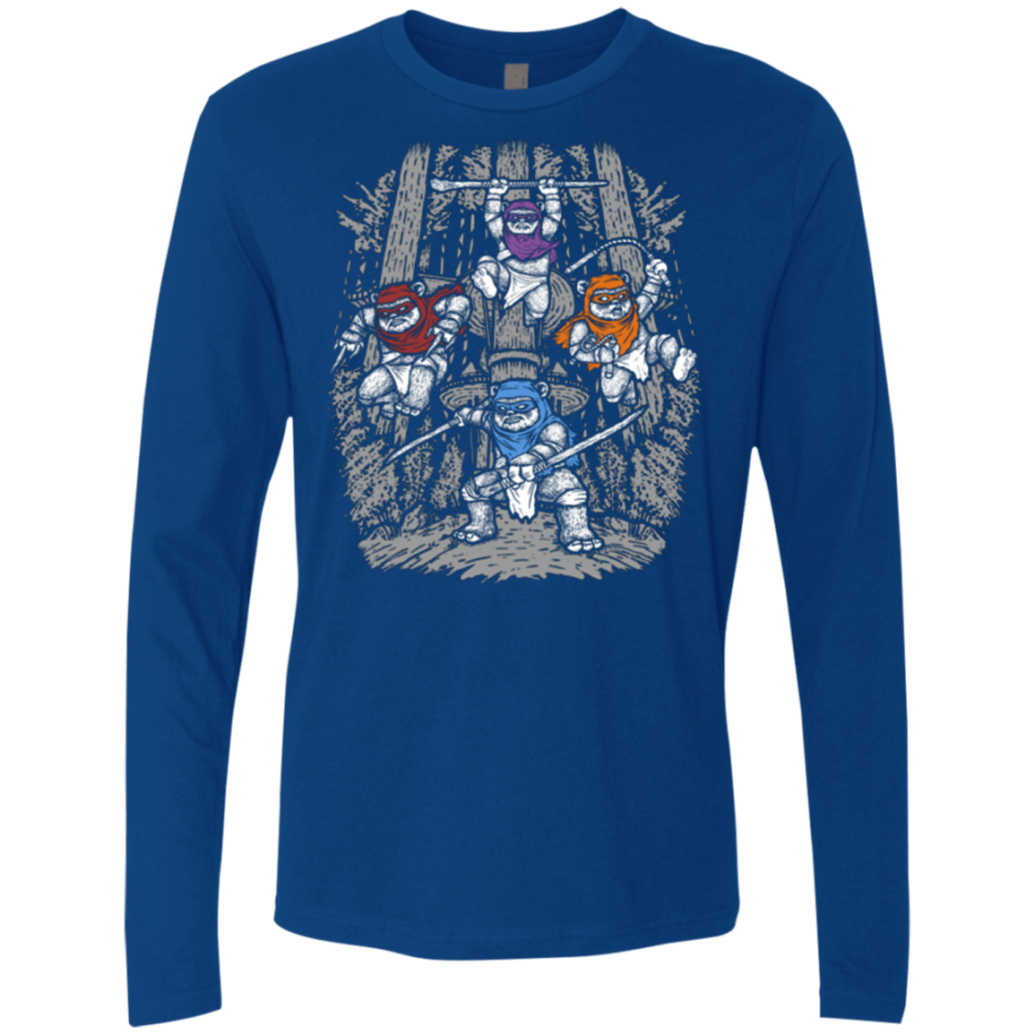 T-Shirts Royal / Small The Ninja Savages Men's Premium Long Sleeve