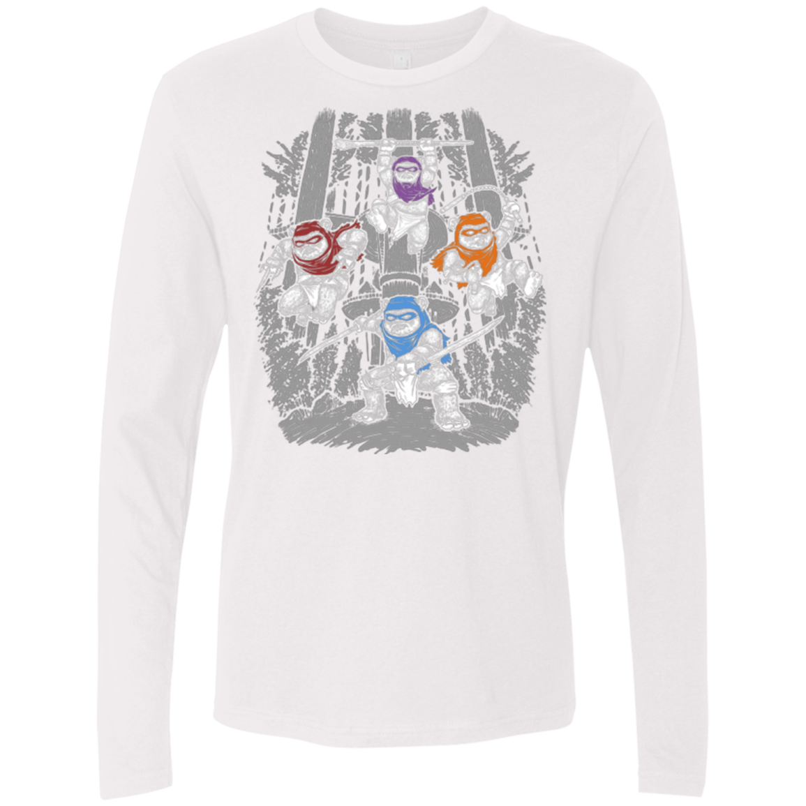 T-Shirts White / Small The Ninja Savages Men's Premium Long Sleeve