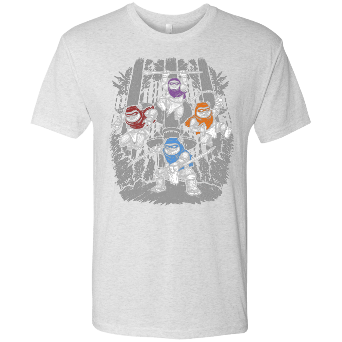 T-Shirts Heather White / Small The Ninja Savages Men's Triblend T-Shirt