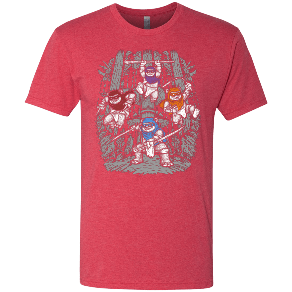 T-Shirts Vintage Red / Small The Ninja Savages Men's Triblend T-Shirt