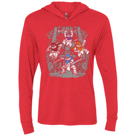 T-Shirts Vintage Red / X-Small The Ninja Savages Triblend Long Sleeve Hoodie Tee