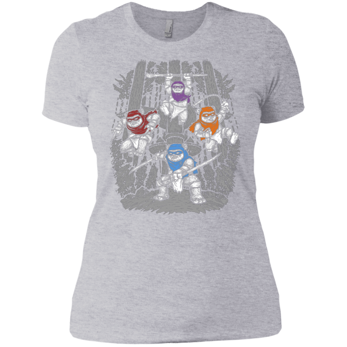 T-Shirts Heather Grey / X-Small The Ninja Savages Women's Premium T-Shirt