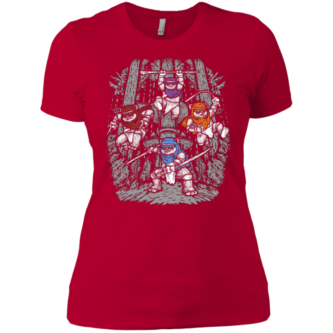 T-Shirts Red / X-Small The Ninja Savages Women's Premium T-Shirt