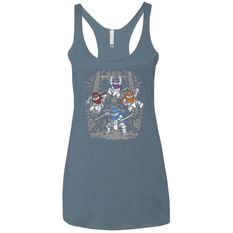 T-Shirts Indigo / X-Small The Ninja Savages Women's Triblend Racerback Tank