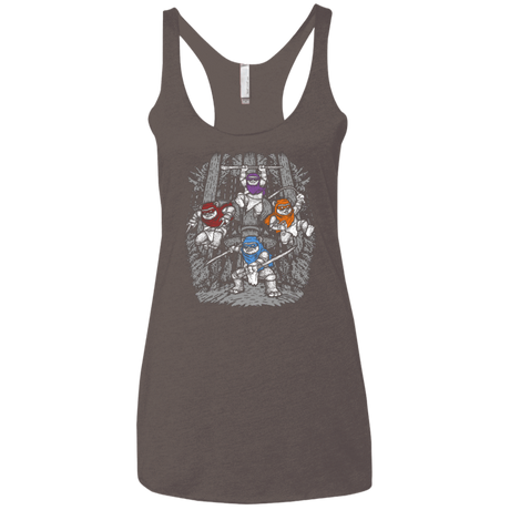 T-Shirts Macchiato / X-Small The Ninja Savages Women's Triblend Racerback Tank