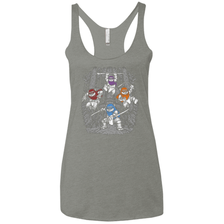 T-Shirts Venetian Grey / X-Small The Ninja Savages Women's Triblend Racerback Tank