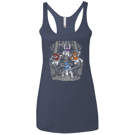 T-Shirts Vintage Navy / X-Small The Ninja Savages Women's Triblend Racerback Tank