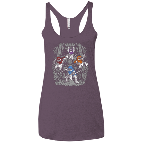 T-Shirts Vintage Purple / X-Small The Ninja Savages Women's Triblend Racerback Tank