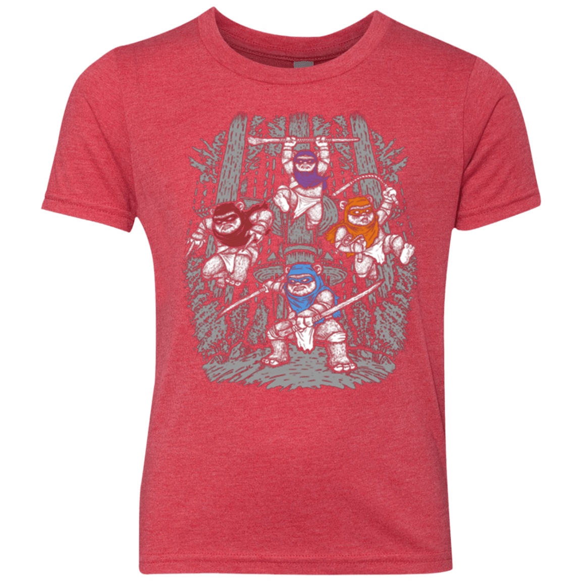 T-Shirts Vintage Red / YXS The Ninja Savages Youth Triblend T-Shirt