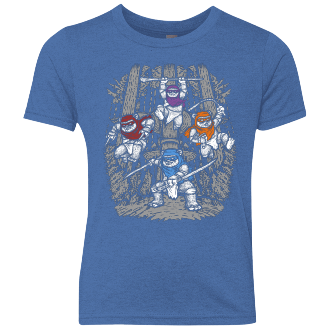 T-Shirts Vintage Royal / YXS The Ninja Savages Youth Triblend T-Shirt