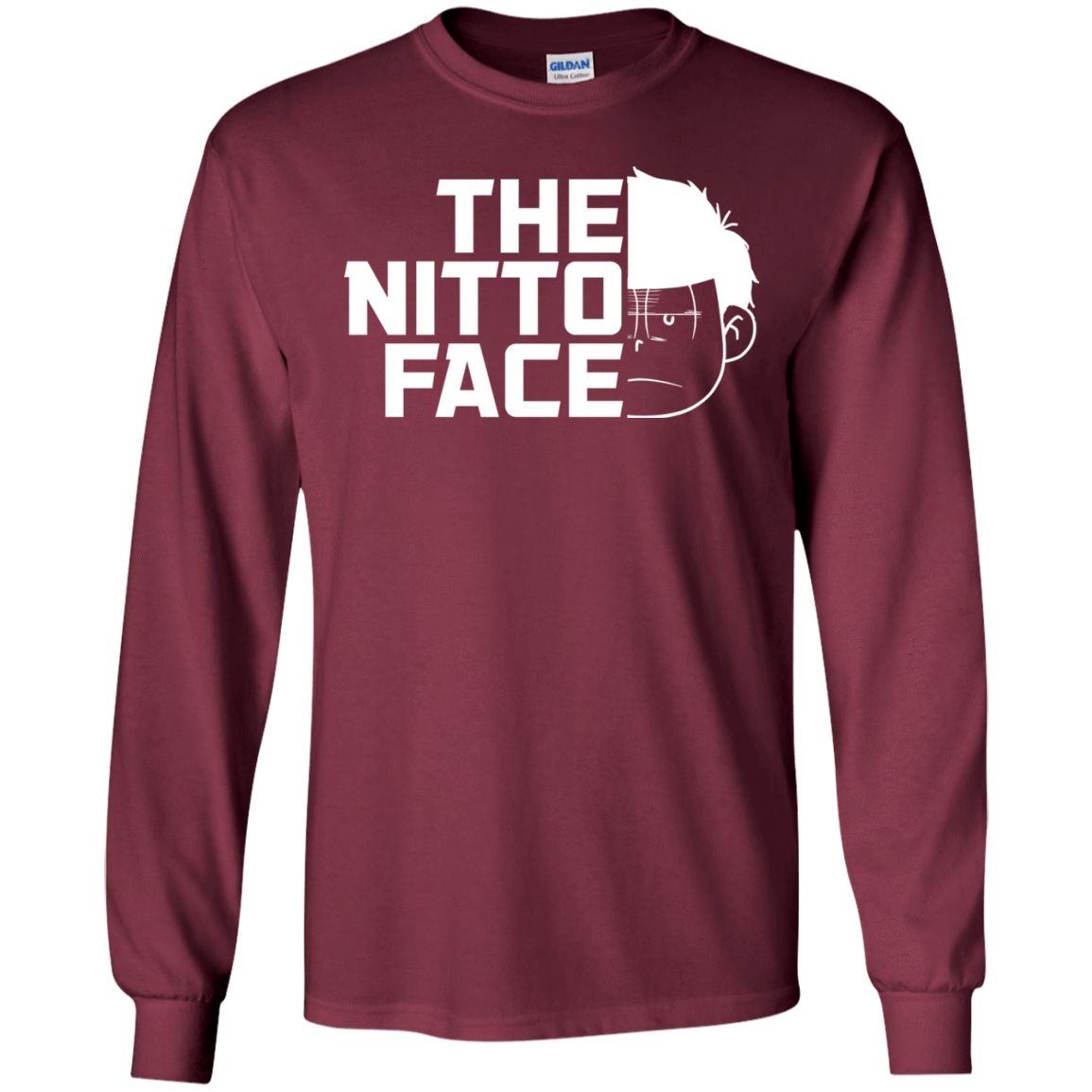 T-Shirts Maroon / S The Nitto Face Men's Long Sleeve T-Shirt