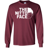 T-Shirts Maroon / S The Nitto Face Men's Long Sleeve T-Shirt