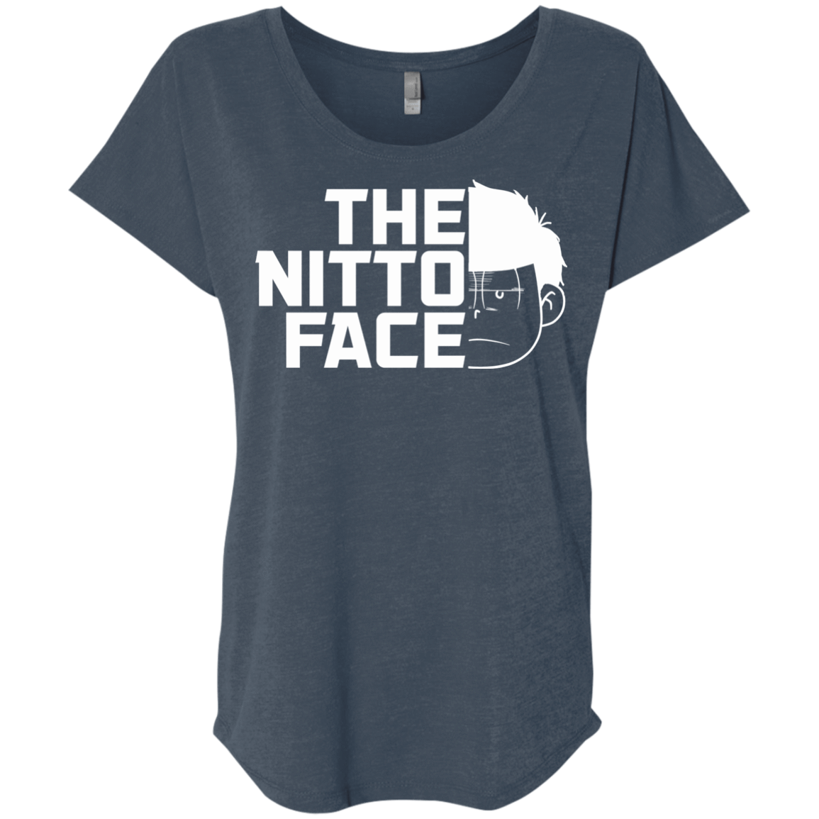 T-Shirts Indigo / X-Small The Nitto Face Triblend Dolman Sleeve