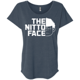 T-Shirts Indigo / X-Small The Nitto Face Triblend Dolman Sleeve