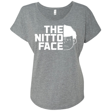 T-Shirts Premium Heather / X-Small The Nitto Face Triblend Dolman Sleeve