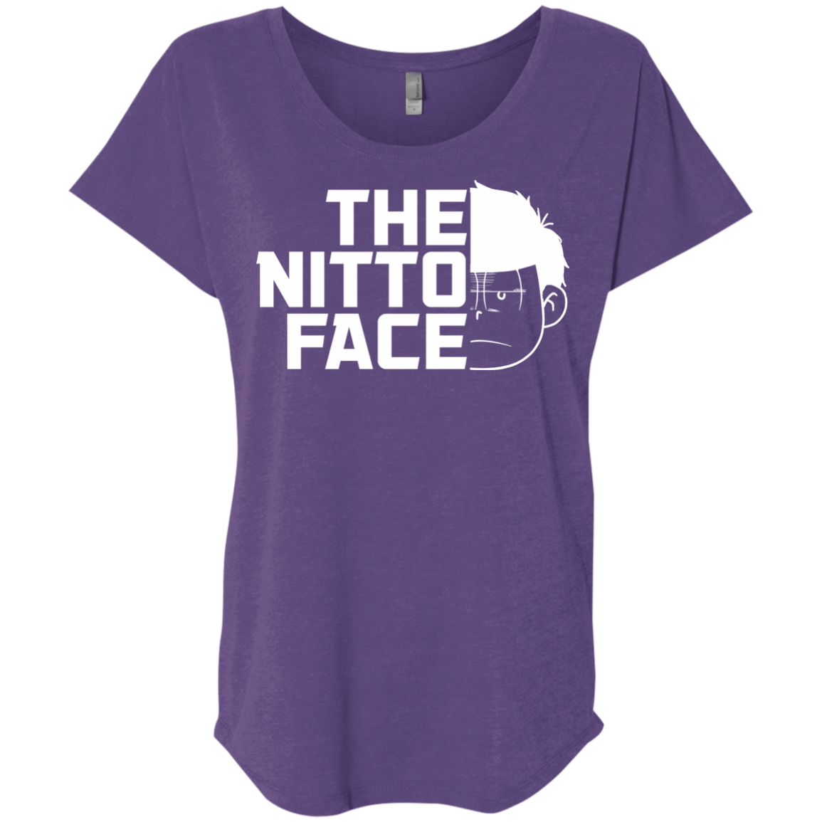 T-Shirts Purple Rush / X-Small The Nitto Face Triblend Dolman Sleeve