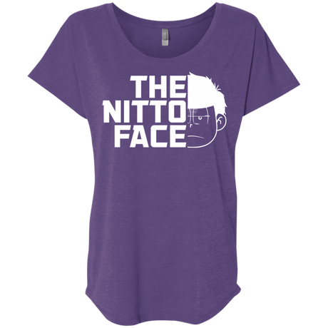 T-Shirts Purple Rush / X-Small The Nitto Face Triblend Dolman Sleeve