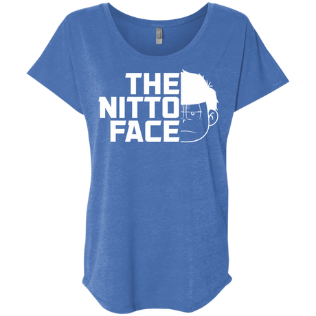 T-Shirts Vintage Royal / X-Small The Nitto Face Triblend Dolman Sleeve