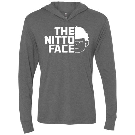 T-Shirts Premium Heather / X-Small The Nitto Face Triblend Long Sleeve Hoodie Tee