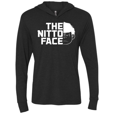 T-Shirts Vintage Black / X-Small The Nitto Face Triblend Long Sleeve Hoodie Tee
