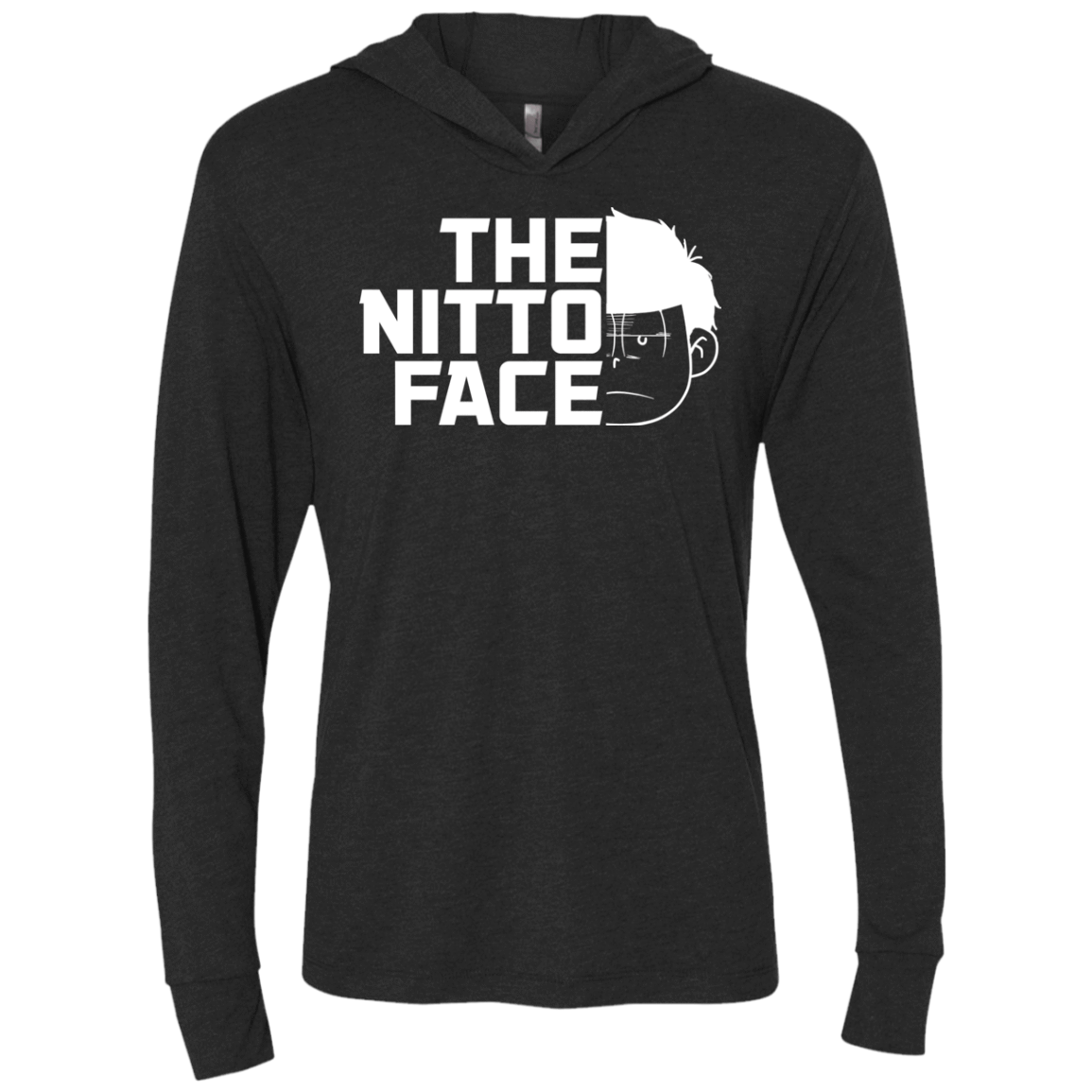 T-Shirts Vintage Black / X-Small The Nitto Face Triblend Long Sleeve Hoodie Tee