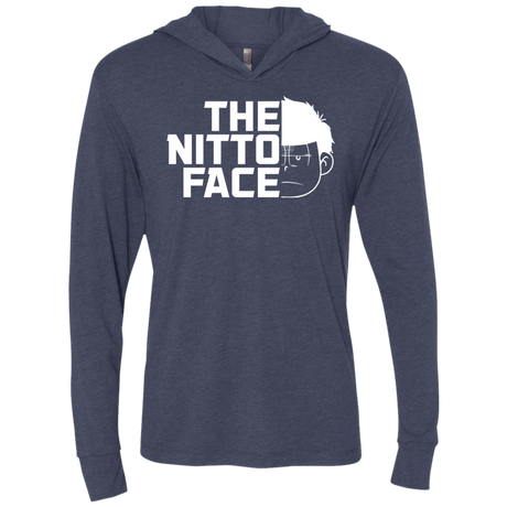 T-Shirts Vintage Navy / X-Small The Nitto Face Triblend Long Sleeve Hoodie Tee