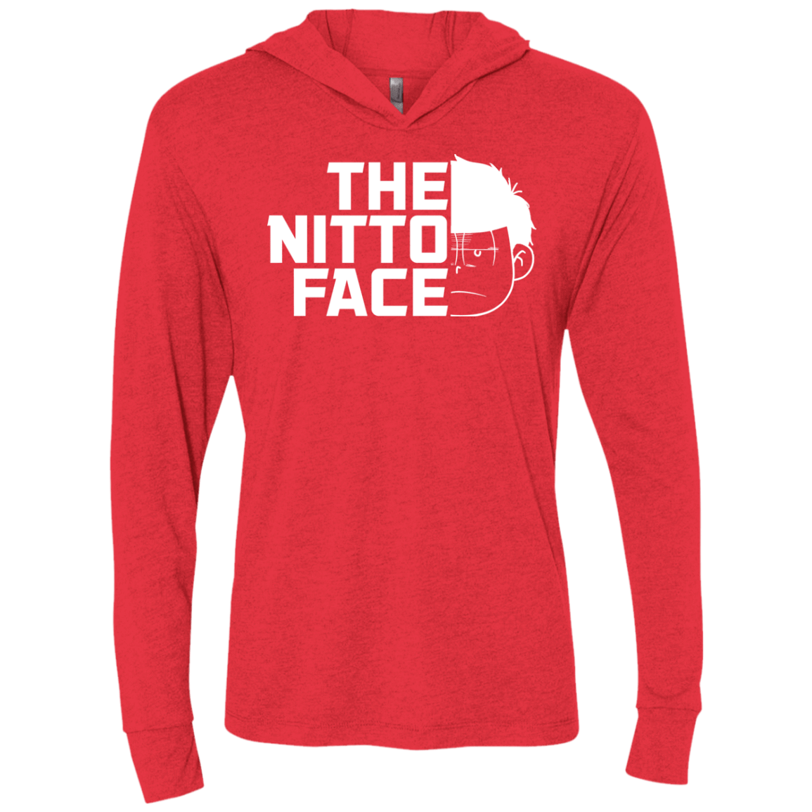 T-Shirts Vintage Red / X-Small The Nitto Face Triblend Long Sleeve Hoodie Tee