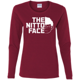 T-Shirts Cardinal / S The Nitto Face Women's Long Sleeve T-Shirt
