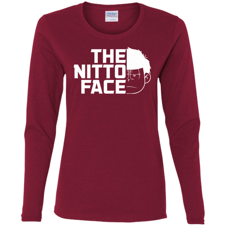 T-Shirts Cardinal / S The Nitto Face Women's Long Sleeve T-Shirt