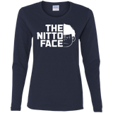 T-Shirts Navy / S The Nitto Face Women's Long Sleeve T-Shirt