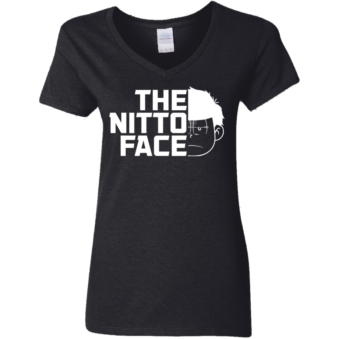T-Shirts Black / S The Nitto Face Women's V-Neck T-Shirt