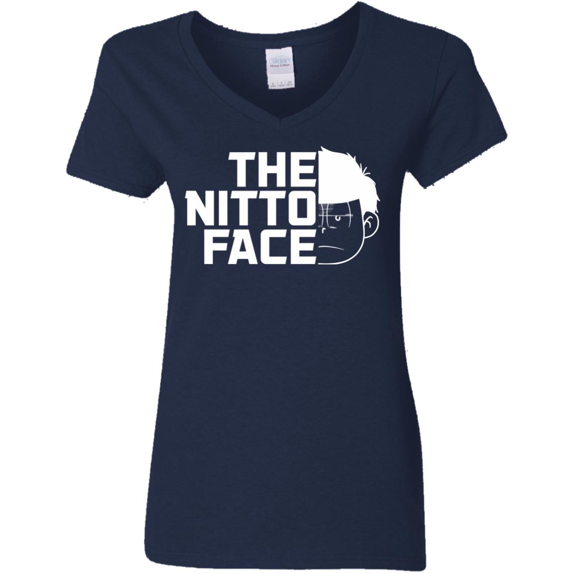 T-Shirts Navy / S The Nitto Face Women's V-Neck T-Shirt