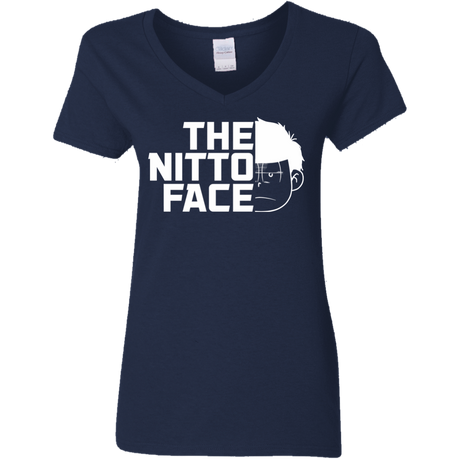 T-Shirts Navy / S The Nitto Face Women's V-Neck T-Shirt