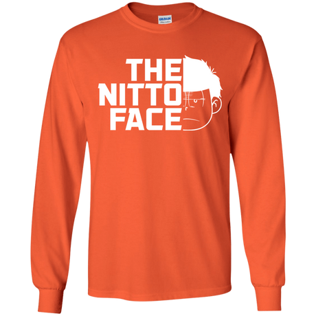 T-Shirts Orange / YS The Nitto Face Youth Long Sleeve T-Shirt