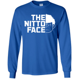 T-Shirts Royal / YS The Nitto Face Youth Long Sleeve T-Shirt
