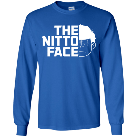 T-Shirts Royal / YS The Nitto Face Youth Long Sleeve T-Shirt