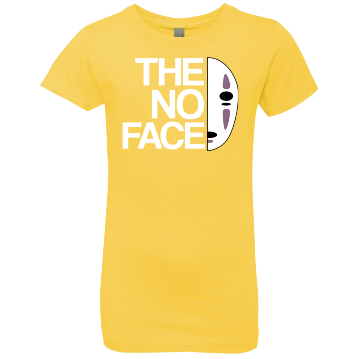 T-Shirts Vibrant Yellow / YXS The No Face Girls Premium T-Shirt