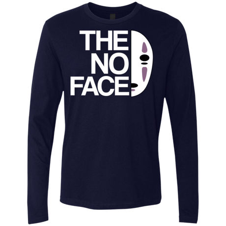 T-Shirts Midnight Navy / Small The No Face Men's Premium Long Sleeve