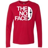 T-Shirts Red / Small The No Face Men's Premium Long Sleeve