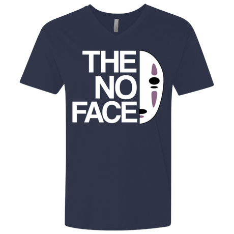T-Shirts Midnight Navy / X-Small The No Face Men's Premium V-Neck