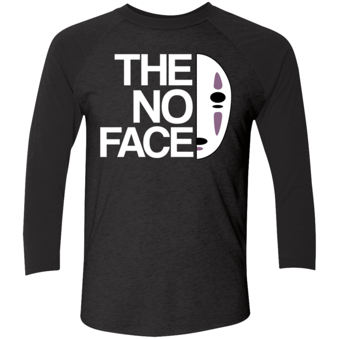 T-Shirts Vintage Black/Vintage Black / X-Small The No Face Men's Triblend 3/4 Sleeve