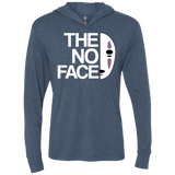 T-Shirts Indigo / X-Small The No Face Triblend Long Sleeve Hoodie Tee